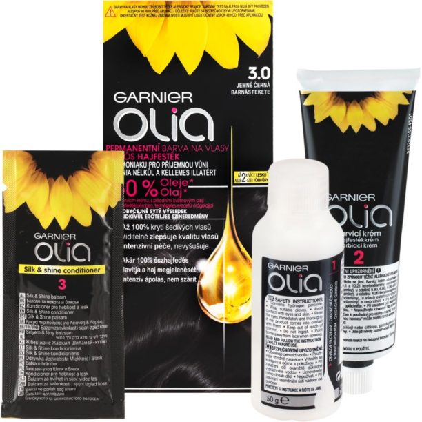 Garnier Olia боя за коса цвят Soft Black на ниска цена