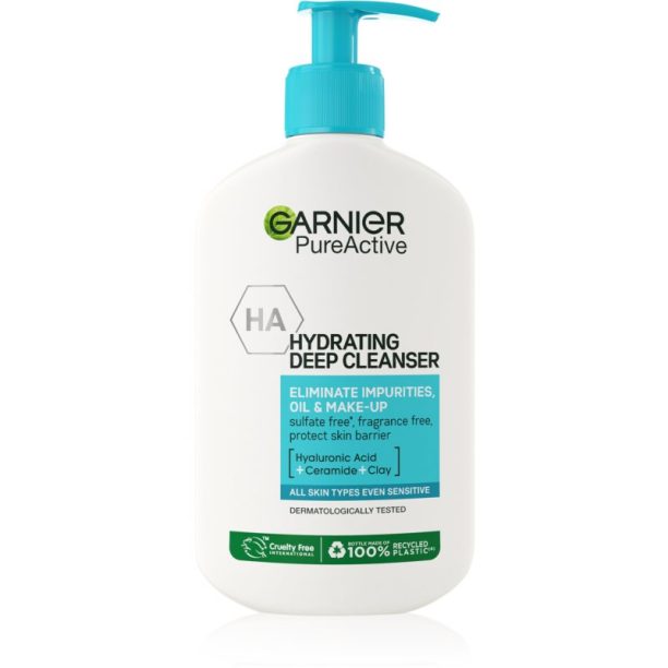 Garnier Pure Active овлажняващ почистващ гел против несъвършенства на кожата 250 мл. на ниска цена