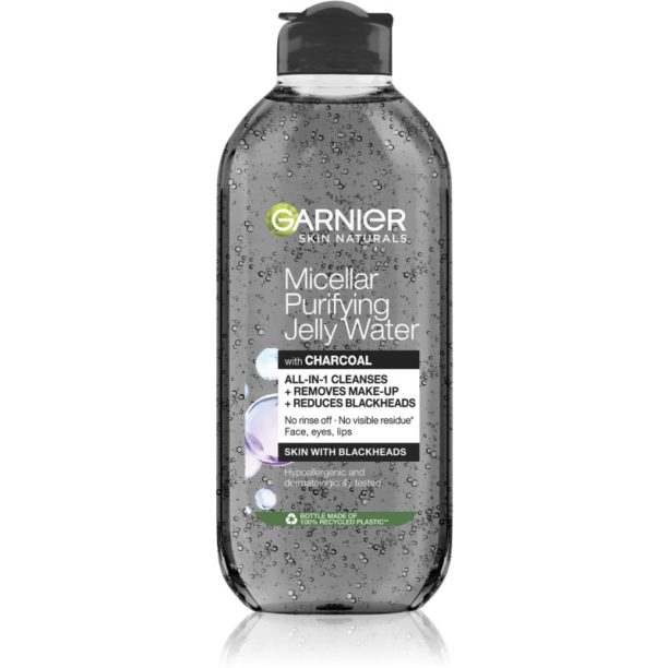 Garnier Skin Naturals Pure Charcoal почистваща мицеларна вода с гел текстура 400 мл. на ниска цена