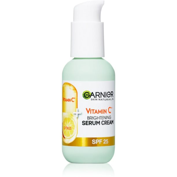 Garnier Skin Naturals Vitamin C кремообразен серум за озаряване на лицето с витамин С 50 мл.