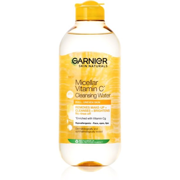 Garnier Skin Naturals Vitamin C почистваща и премахваща грима мицеларна вода 400 мл.