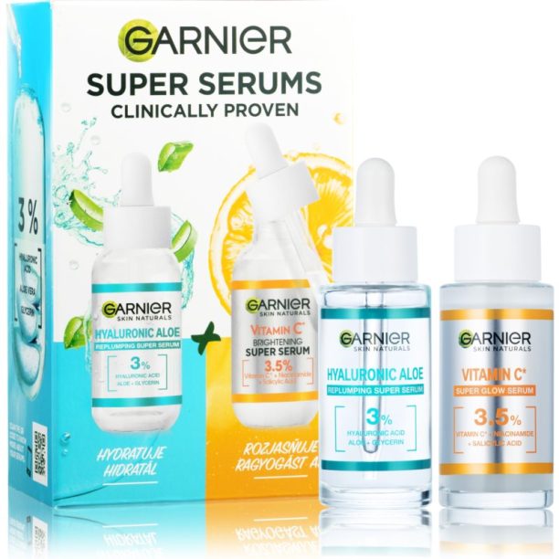 Garnier Skin Naturals серум за лице (подаръчен комплект) на ниска цена