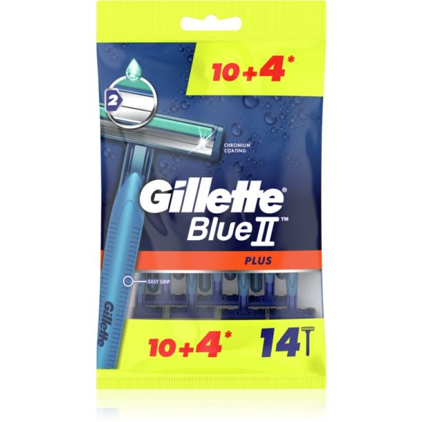 Gillette Blue II Plus самобръсначки за еднократна употреба за мъже 14 бр. на ниска цена