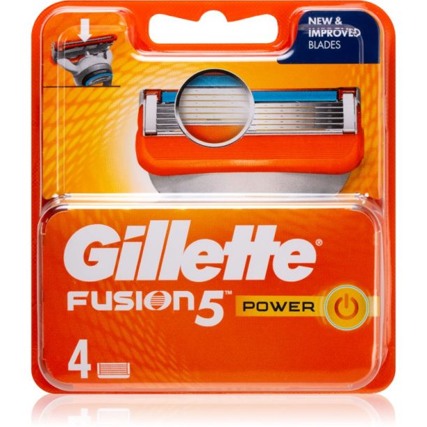 Gillette Fusion5 Power Резервни остриета 4 бр. на ниска цена