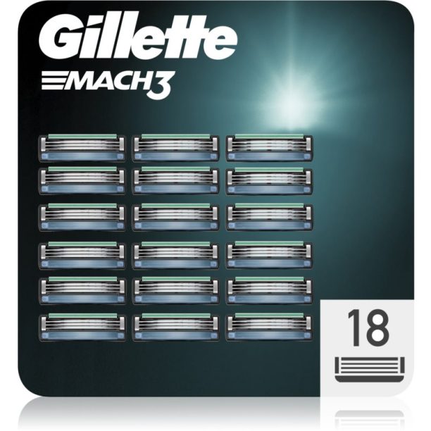 Gillette Mach3 Резервни остриета 18 бр. на ниска цена