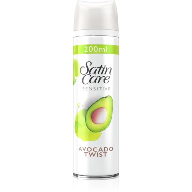 Gillette Satin Care Avocado Twist гел за бръснене за жени Avocado Twist 200 мл.