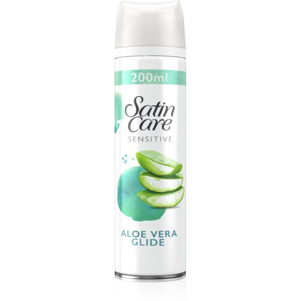 Gillette Satin Care Sensitive Skin гел за бръснене за жени Aloe Vera 200 мл.