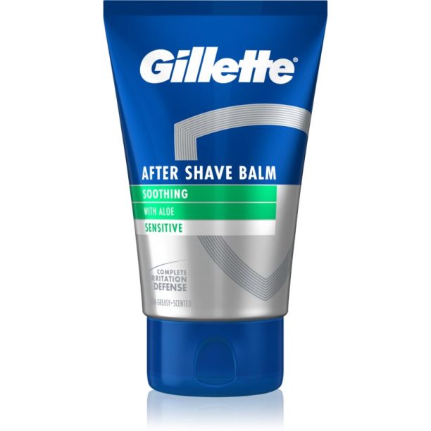 Gillette Sensitive крем за след бръснене Aloe Vera 100 мл.