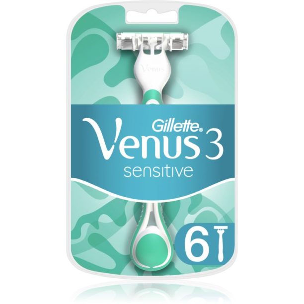 Gillette Venus 3 Sensitive самобръсначки за еднократна употреба 6 бр. на ниска цена