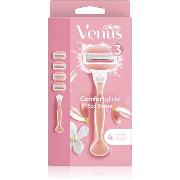 Gillette Venus ComfortGlide Spa Breeze Дамска самобръсначка Резервни остриета 4 СК 1 бр.