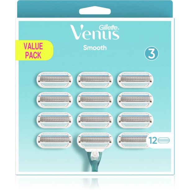 Gillette Venus Smooth сменяеми глави 12 бр.