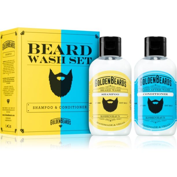 Golden Beards Beard Wash Set шампоан и балсам за брада