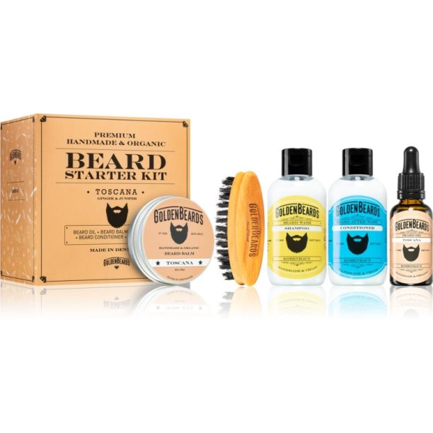 Golden Beards Starter Beard Kit Toscana подаръчен комплект