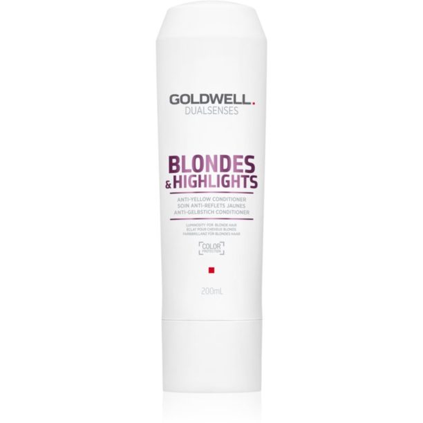 Goldwell Dualsenses Blondes & Highlights балсам за руса коса неутрализиращ жълтеникавите оттенъци 200 мл.