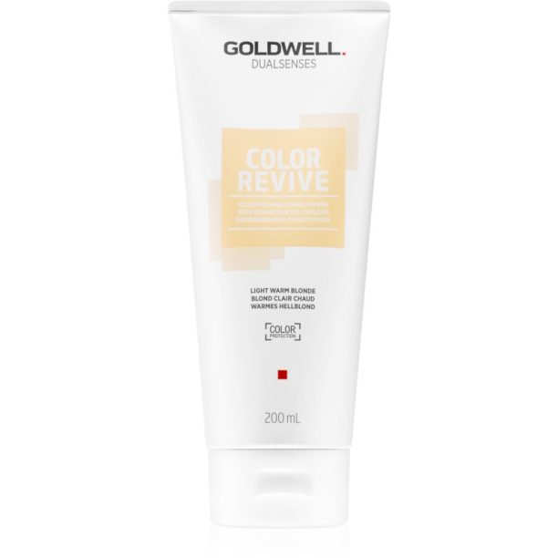 Goldwell Dualsenses Color Revive тониращ балсам Light Warm Blonde 200 мл.