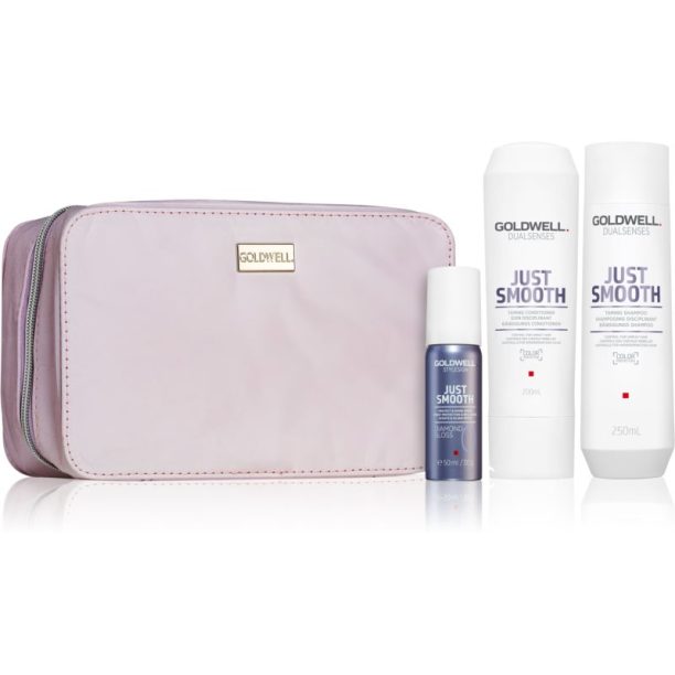 Goldwell Dualsenses Just Smooth Set комплект за пътуване (за непокорна коса)