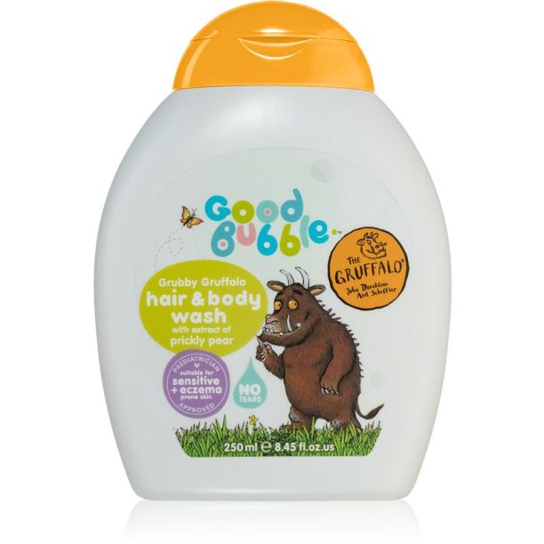 Good Bubble Gruffalo Hair and Body Wash измиваща емулсия и шампоан за деца 250 мл.