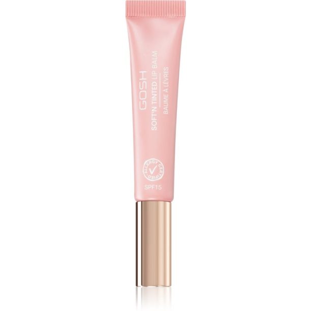 Gosh Soft`n Tinted тониращ балсам за устни SPF 15 цвят Rose 8 мл. на ниска цена