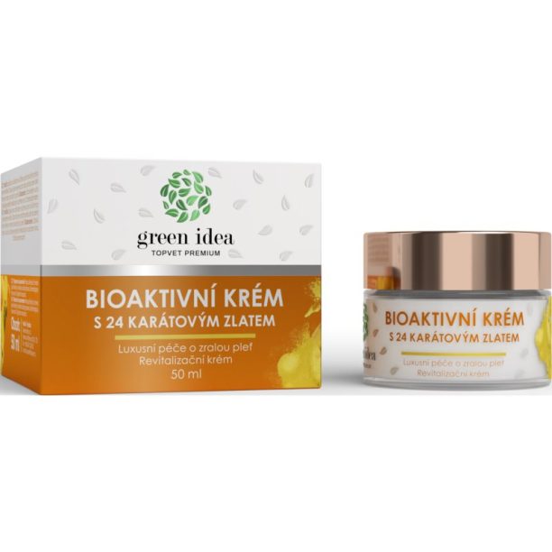 Green Idea Bioactive cream with 24 carat gold луксозна грижа за зряла кожа 50 мл.