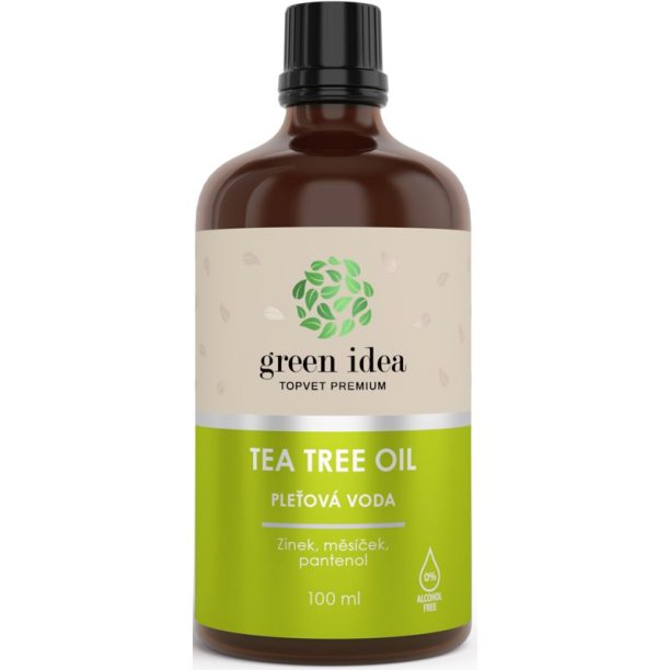 Green Idea Tea Tree Oil вода за лице без алкохол 100 мл.