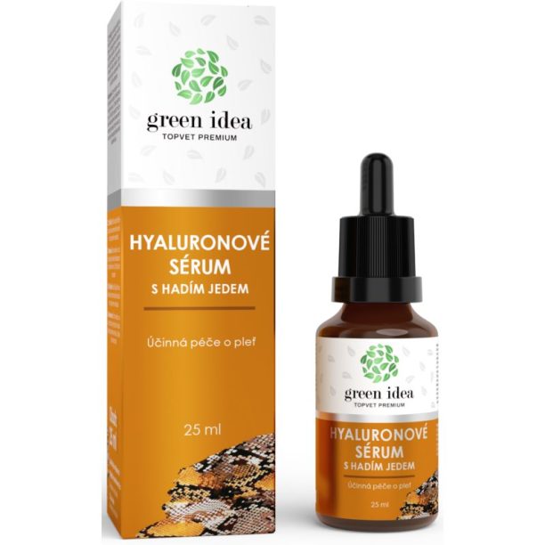 Green Idea Topvet Premium Hyaluronic serum with snake venom серум за лице за зряла кожа 25 мл.