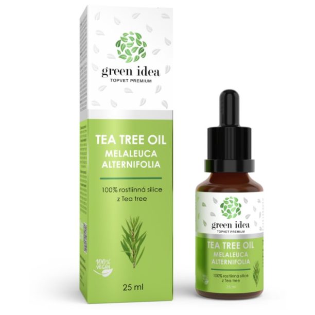 Green Idea Topvet Premium Tea Tree oil 100% есенциално масло 25 мл.