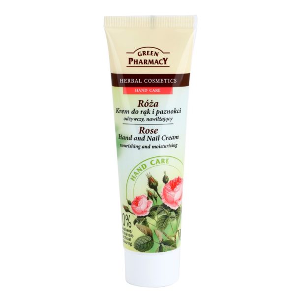 Green Pharmacy Hand Care Rose подхранващ и хидратиращ крем за ръце и нокти 100 мл.