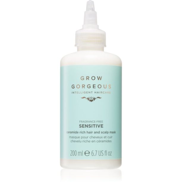 Grow Gorgeous Sensitive нощна маска за коса и скалп 200 мл.