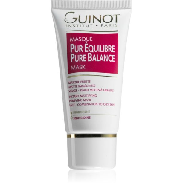 Guinot Pure Balance почистваща маска за редуциране на кожния себум и минимизиране на порите 50 мл.