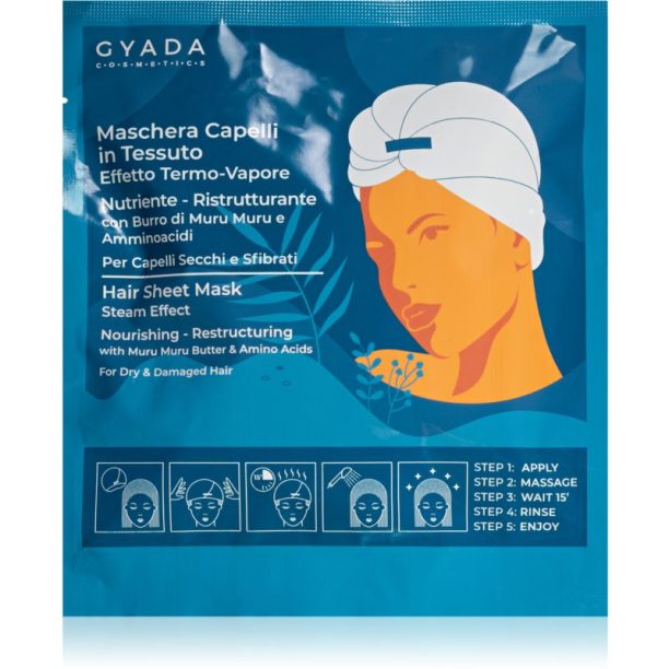 Gyada Cosmetics Hair Sheet Mask подхранваща маска за коса 60 мл.