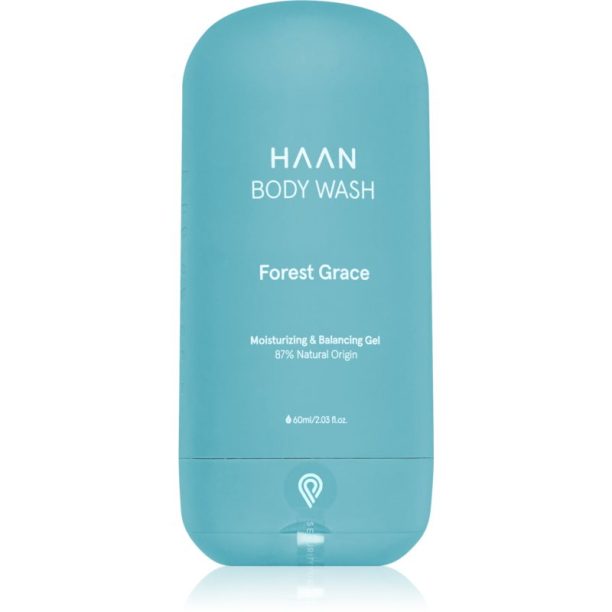 HAAN Body Wash Forest Grace зареждащ с енергия душ гел с алое вера 60 мл.