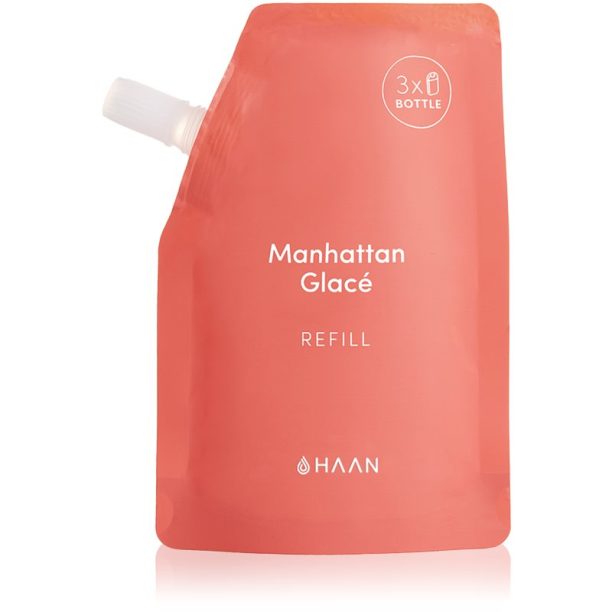 HAAN Hand Care Manhattan Glacé спрей за почистване на ръце с антибактериална добавка резервен пълнител 100 мл.