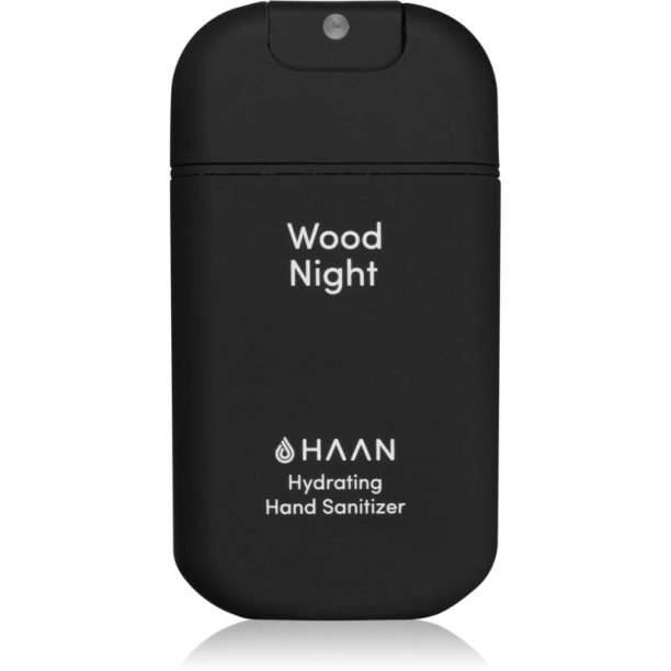 HAAN Hand Care Wood Night спрей за почистване на ръце с антибактериална добавка 30 мл.