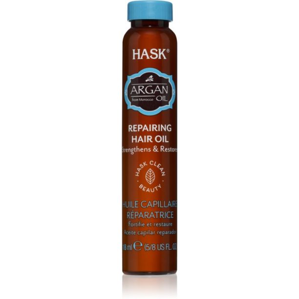 HASK Argan Oil регенериращо олио за увредена коса 18 мл.