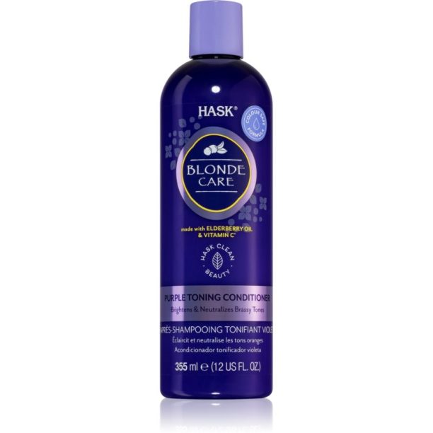 HASK Blonde Care балсам за руса коса неутрализиращ жълтеникавите оттенъци 355 мл.