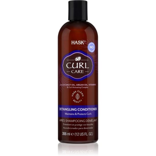 HASK Curl Care балсам-грижа за чуплива и къдрава коса 355 мл.