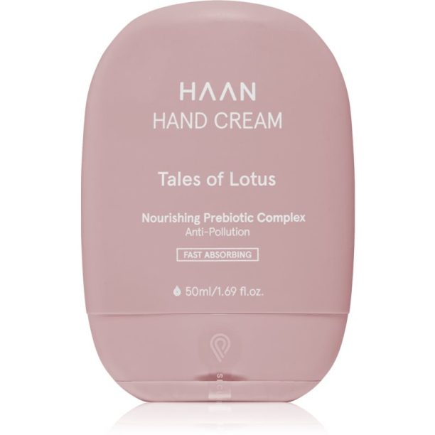 Haan Hand Care Hand Cream бързоабсорбиращ крем за ръце с пребиотици Tales of Lotus 50 мл.