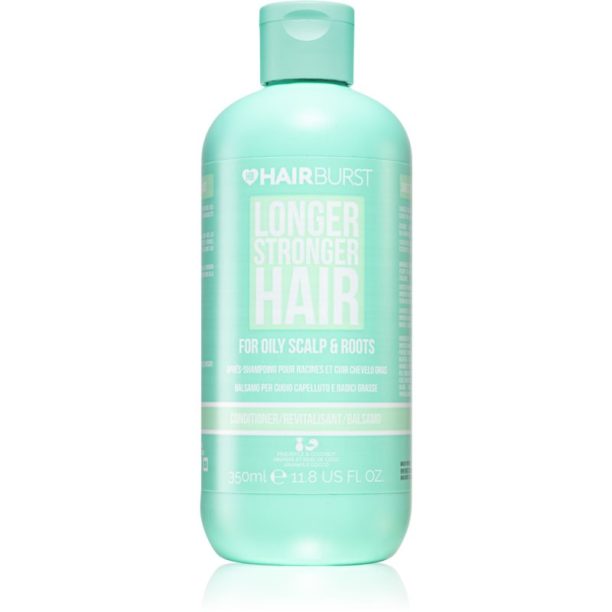 Hairburst Longer Stronger Hair Oily Scalp & Roots почистващ балсам за бързо омазняваща се коса 350 мл. на ниска цена