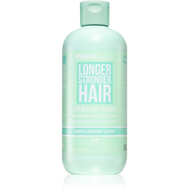 Hairburst Longer Stronger Hair Oily Scalp & Roots почистващ шампоан за бързо омазняваща се коса 350 мл. на ниска цена