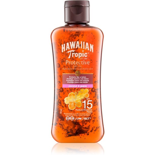 Hawaiian Tropic Protective олио за слънце SPF 15 100 мл.