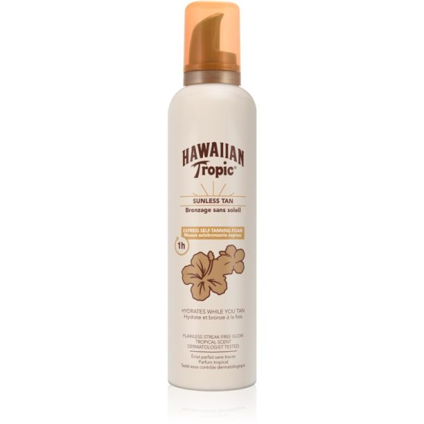 Hawaiian Tropic Self Tanning Foam 1-Hour Express автобронзант-мус 200 мл. на ниска цена