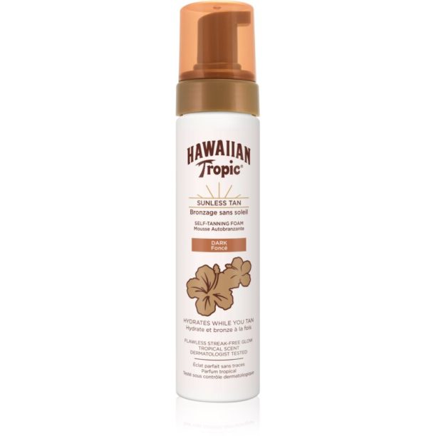 Hawaiian Tropic Self Tanning Foam Dark автобронзант-мус 200 мл. на ниска цена