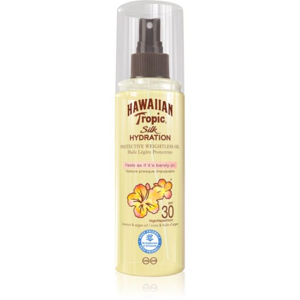 Hawaiian Tropic Silk Hydration SPF30 слънцезащитно олио за лице и тяло 150 мл.