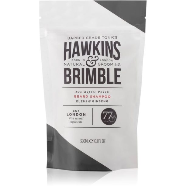 Hawkins & Brimble Beard Shampoo Eco Refill Pouch шампоан за брада пълнител 300 мл.