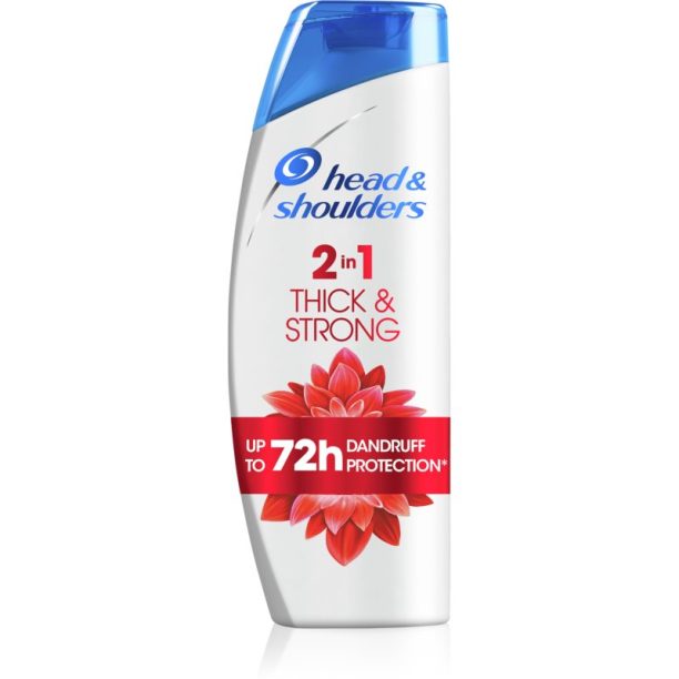 Head & Shoulders Thick & Strong шампоан и балсам 2 в1 против пърхот 360 мл. на ниска цена