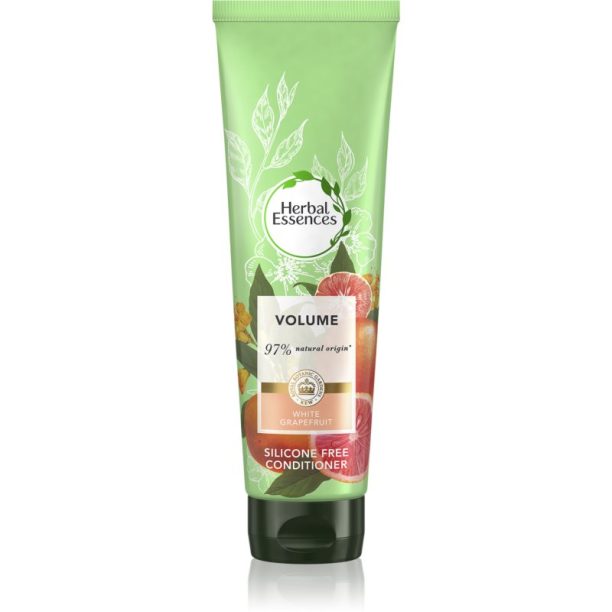 Herbal Essences 90% Natural Origin Volume балсам За коса White Grapefruit & Mosa Mint 275 мл.