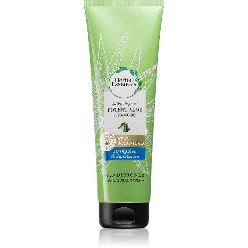 Herbal Essences 94% Natural Origin Strenght & Moisture балсам За коса Potent Aloe & Bamboo 275 мл. на ниска цена