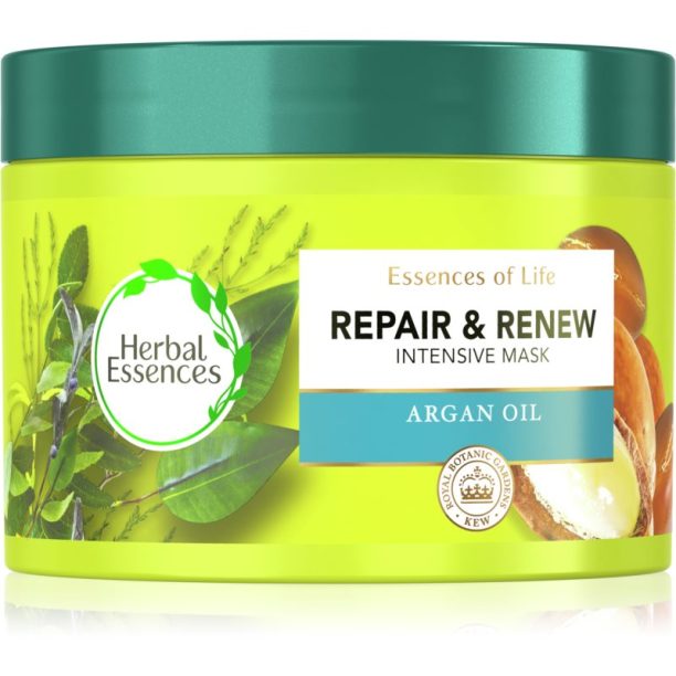 Herbal Essences Essences of Life Argan Oil регенерираща маска за коса 450 мл. на ниска цена