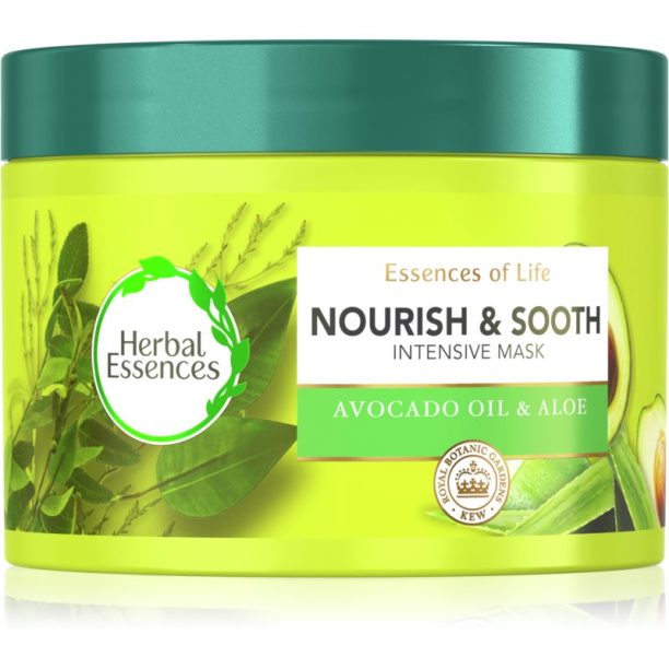 Herbal Essences Essences of Life Avocado Oil подхранваща маска за коса 450 мл. на ниска цена