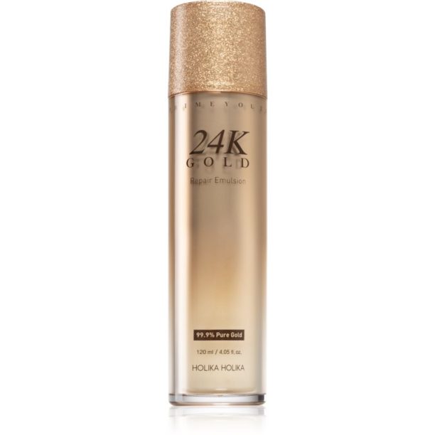 Holika Holika Prime Youth 24K Gold възстановяваща емулсия с 24 каратово злато 120 мл.